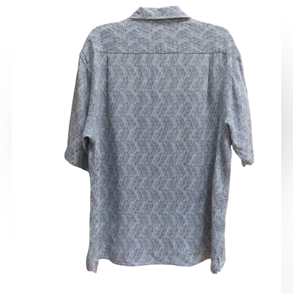 Bryon Nelson Shirt Mens Size L Eleventh Straight Silk Short Sleeve Button - Picture 2 of 12